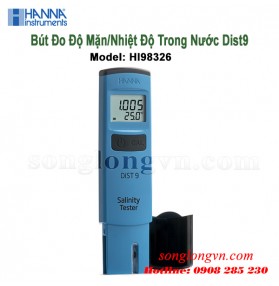 Bút Đo Độ Mặn/Nhiệt Độ Trong Nước Dist9 HI98326 Hanna