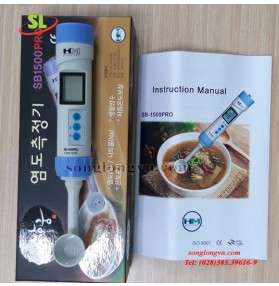 Khúc xạ kế đo độ mặn trong thực phẩm SB-1500PRO HM Digital