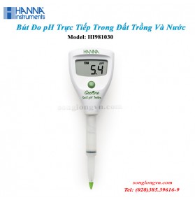 Bút Đo pH Trực Tiếp Trong Đất Trồng Và Nước HI981030 Hanna