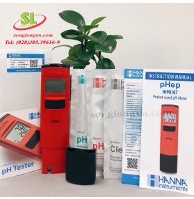 Bút Đo pH và Nhiệt Độ Trong Nước Với Độ Phân Giải 0.1pH HI98107 Hanna