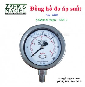Đồng hồ đo áp suất P/N 1030 Zahm Nagel
