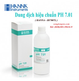 Dung Dịch Hiệu Chuẩn pH7.01, HI7007L/1L, Chai 500ml/1 lít Hanna