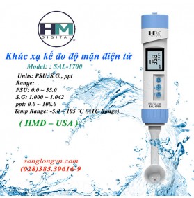 Khúc xạ kế đo độ mặn điện tử SAL 1700 HM Digital