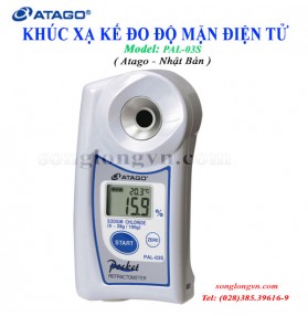 Khúc xạ kế đo nồng độ natri clorua theo Baume PAL-05S Atago