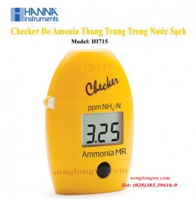 Máy Đo Amonia Thang Trung Trong Nước Sạch HI715 Hanna