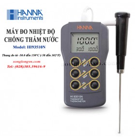 Máy Đo Nhiệt Độ Chống Thấm Nước HI93510N Hanna
