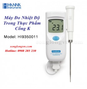 Máy Đo Nhiệt Độ Trong Thực Phẩm Cổng K Với Điện Cực Có Thể Thay Đổi HI9350011 Hanna