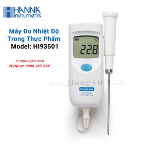 Máy Đo Nhiệt Độ Trong Thực Phẩm HI93501 Hanna