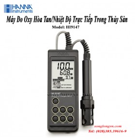 Máy Đo Oxy Hòa Tan/Nhiệt Độ Trực Tiếp Trong Thủy Sản HI9147 Hanna