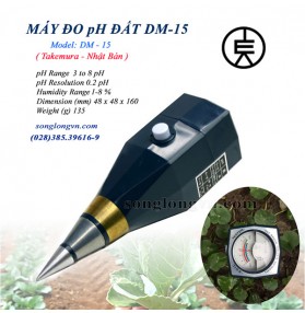Máy Đo pH và Độ Ẩm Đất DM15