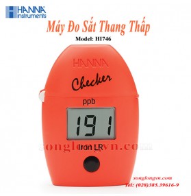 Máy Đo Sắt Thang Thấp - Checker đo nhanh sắt tổng trong nước sạch và nước ngọt HI746 Hanna