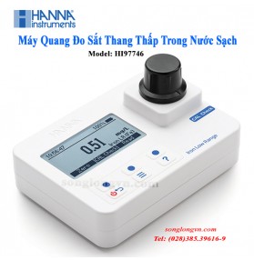 Máy Quang Đo Sắt Thang Thấp Trong Nước Sạch HI97746 Hanna