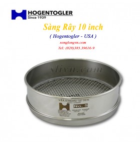 Sàng rây đường kính 10 inch, lưới inox, khung bằng inox Tyler-Mỹ