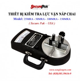 Thiết bị kiểm tra lực vặn nắp chai 25MRA, 50MRA, 100MRA, 150MRA Secure Pak USA