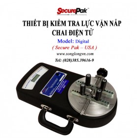 Thiết bị kiểm tra lực vặn nắp chai điện tử Digital Secure Pak USA